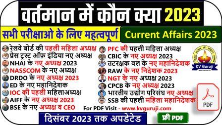 वर्तमान में कौन क्या है PDF 2023 | Vartman me Kaun Kya Hai Free Download