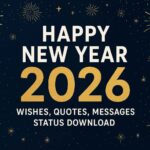 Happy New Year 2026: Wishes, Quotes, Messages, Status Download